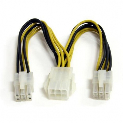 Startech Cable Divisor de Alimentacin PCI Express 6 Pines 15cm