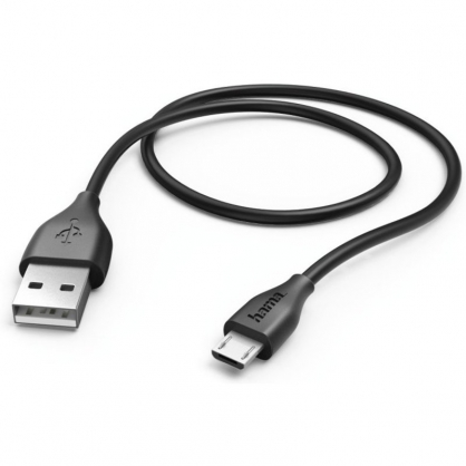 Hama Cable USB 2.0 A a Micro USB B Macho/Macho 1.4m Negro