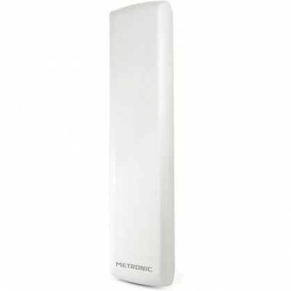 Metronic Antena Exterior Discreta Amplificada 4G Blanca