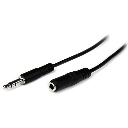 Cable Audio Minijack 3.5mm. Macho-Hembra 1.5m