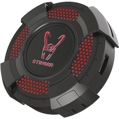 Woxter Stinger Red Hub Multipuerto USB Retroiluminado Rojo