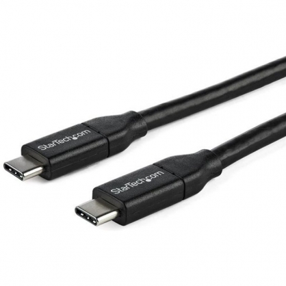 StarTech Cable USB-C con PD 5A 1m Negro