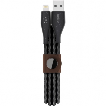 Belkin DuraTek Cable con Cinta Lightning a USB-A 1.2m Negro