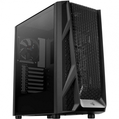 Aerocool AirHawk Cristal Templado USB 3.1 Negra