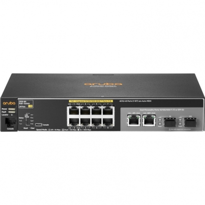 Aruba 2530 Switch Gestionable 8 Puertos Gigabit PoE+