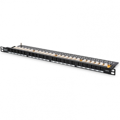 Digitus Patch Panel 24 Port Cat6 Class E 0.5U