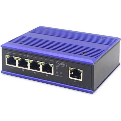 Digitus Industrial Switch 5 Ports 10/100 Extended Temperature Range