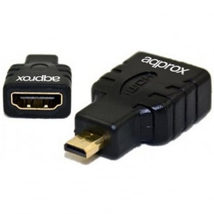 Approx appC19 Adaptador HDMI a MicroHDMI Negro