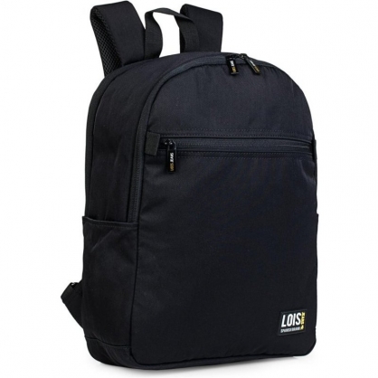 Lois Dilingham Backpack for Laptop up to 15 & quot; with USB and MiniJack Black