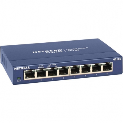 Netgear GS108GE ProSafe Switch 8 Gigabit Ports