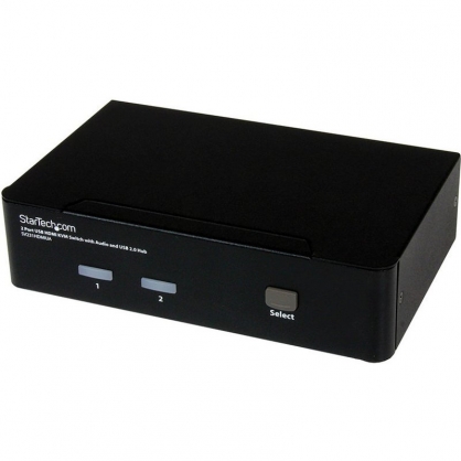 Startech KVM Switch 2x HDMI + USB Hub Switch