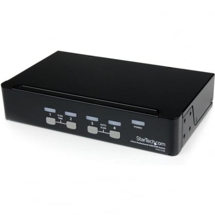 Startech SV431USB Conmutador Switch Profesional KVM 4 Puertos Vídeo VGA-USB
