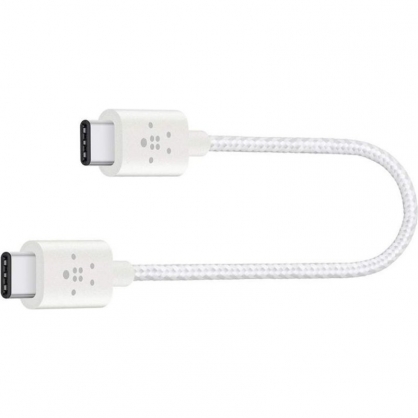 Belkin Cable de Carga USB-C a USB-C MIXIT Metlico Blanco 1.8m