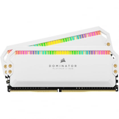 Corsair Dominator Platinum RGB DDR4 3200 PC4-25600 16GB 2x8GB CL16 Blanco