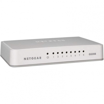 Netgear GS208 Switch 8 Gigabit Ethernet Ports