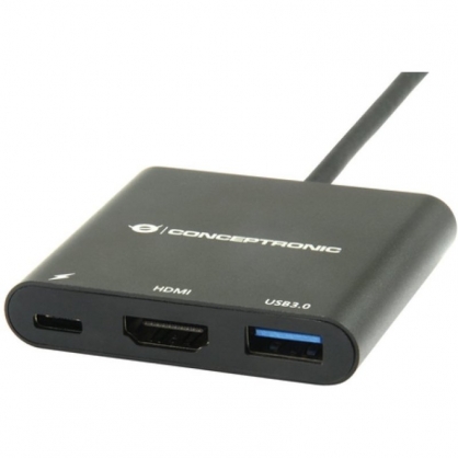 Conceptronic Donn Adaptador USB-C a HDMI Negro