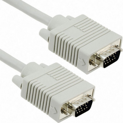 Cable VGA XGA Premium HPDB Macho - Macho de 15m Blanco