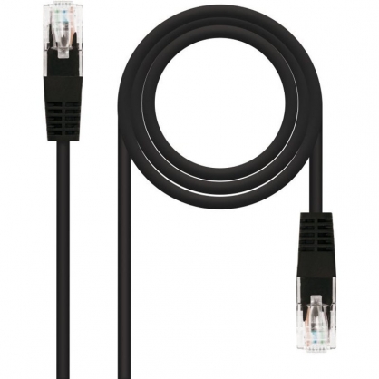 Nanocable Cable de Red RJ-45 UTP AWG24 Cat. 5e 50cm Negro