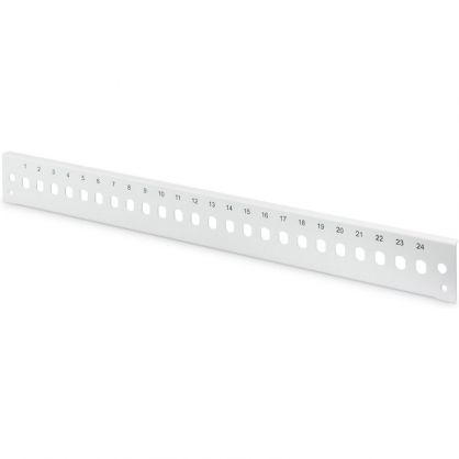 Digitus Vertical Front Panel 24 Ports ST 1U Gray