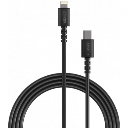 Anker A8612G11 Cable Lightning 0.9m Negro