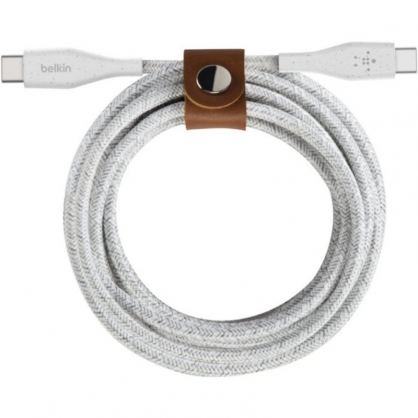 Belkin Boost Charge Cable de Carga Rpida USB-C a USB-C con Correa 1.2m Blanco