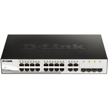 D-Link DGS-1210-16 Smart Managed Switch 16 Gigabit Ports + 4 Combo SFP Ports