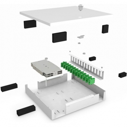 Digitus Fiber Optic Wall Mount Unibox Compact