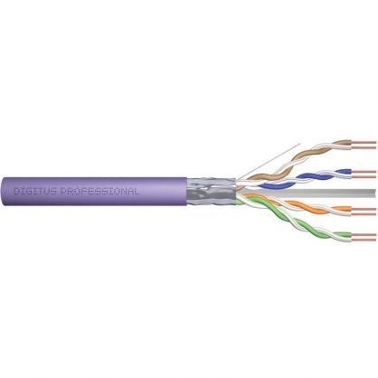 Digitus Installation Cable Twisted Pair Cat 6 F-UTP 250 MHz Dca (LSZH-1) Purple 305m