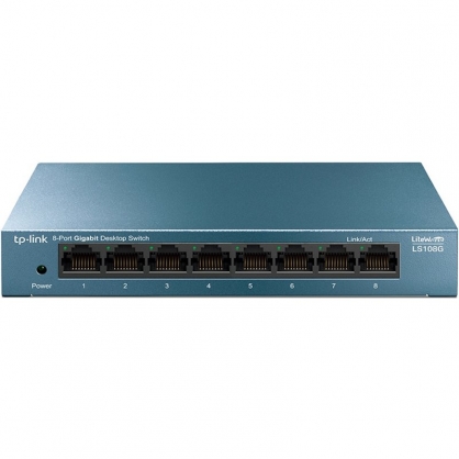 TP-Link LS108G Switch No Administrado 8 Puertos Gigabit Ethernet Azul