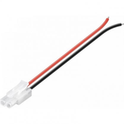 Goobay Cable Conector Recto Tamiya Macho 14cm Rojo/Negro