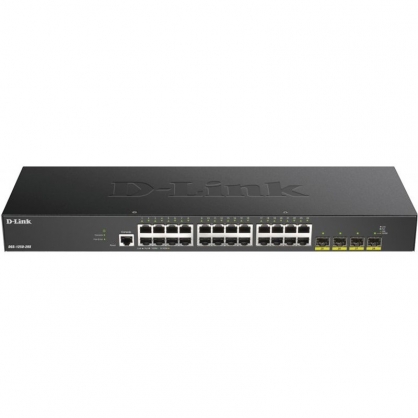 D-Link DGS-1250-28X Managed Switch 24 Gigabit Ports + 4 10G SFP + Ports