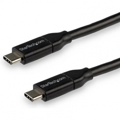 StarTech Cable USB-C con PD 5A 3m Negro