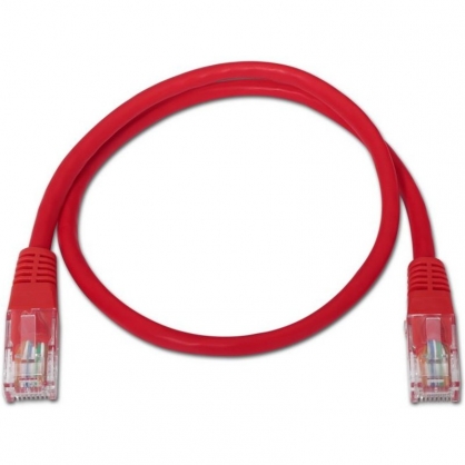 Aisens Cable de Red RJ45 UTP AWG24 Cat.5e 2m Rojo