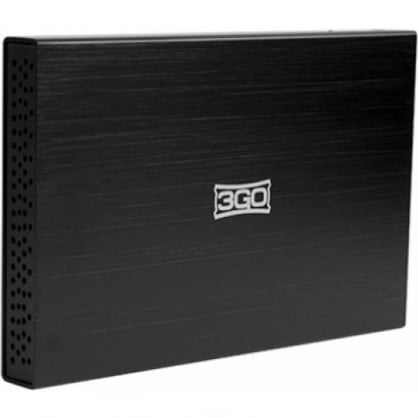3Go Carcasa Externa HDD 2.5" SATA a USB 2.0 Negra