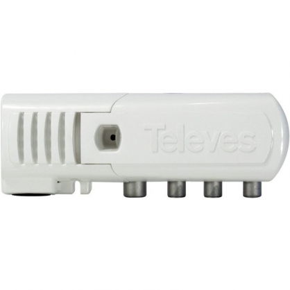 Televes TV Antenna Amplifier 3 Outputs CEI Connectors 20dB White