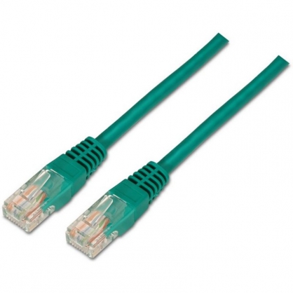 Aisens Cable de Red RJ45 UTP AWG24 Cat.5e 1m Verde
