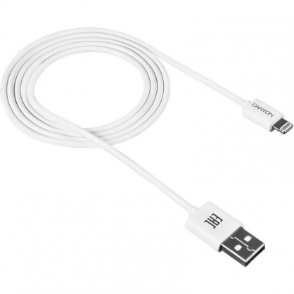 Canyon CNE-CFI1W Cable Lightning a USB 2.0 Macho/Macho 1m Blanco