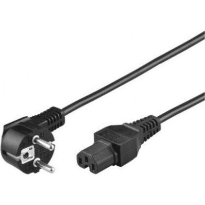 Goobay Cable de Alimentacion C15 2m Negro