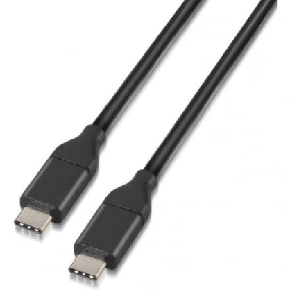 Aisens Cable USB Tipo C 3.1 Gen2 Macho/Macho 1m Negro