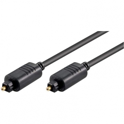 Goobay Cable de Audio Óptico Toslink Macho/Macho 2m Negro
