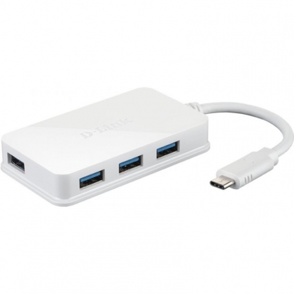 D-Link DUB-H410 Hub USB-C a 4 Puertos USB 3.0