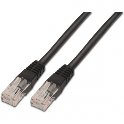 Aisens Cable de Red RJ45 UTP AWG24 Cat.6 1m Negro