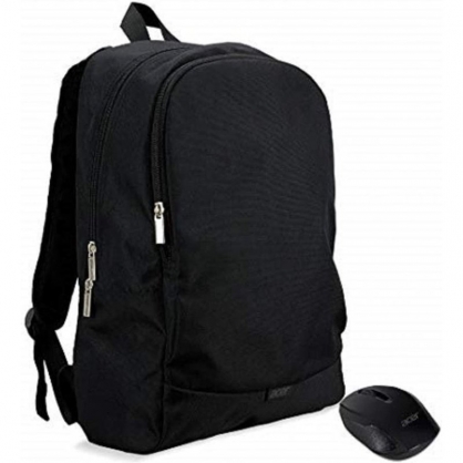 Acer NB Bag Black Backpack for Laptop up to 15.6 & quot; + Wireless Mouse