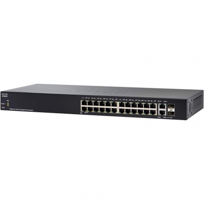 Cisco SG250-26 Smart Switch 24 Puertos Gigabit + 2 Puertos SFP