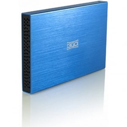 3Go Carcasa Externa HDD 2.5" SATA a USB 2.0 Azul