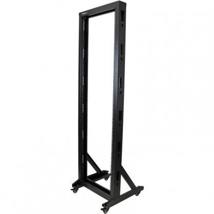 StarTech 2POSTRACK42 Armario Rack 2 Columnas 42U con Ruedas