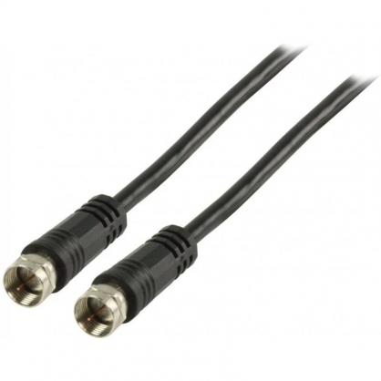 Valueline Cable de Antena F Macho/Macho 1.5m