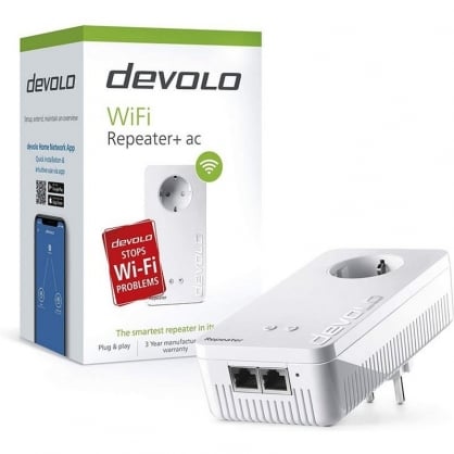Devolo WiFi Repeater+ ac Punto de Acceso/Repetidor WiFi Mesh Dual Band 1200Mbps