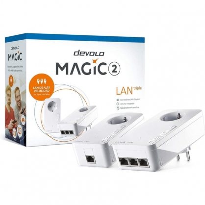 Devolo Magic 2 LAN Triple Starter Kit PLC Powerline 2400Mbps