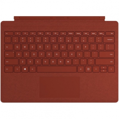 Microsoft Surface Pro Signature Type Cover Poppy Red Keyboard Case
